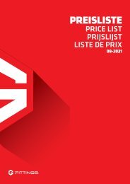 G-Fittings Preisliste 08-2021