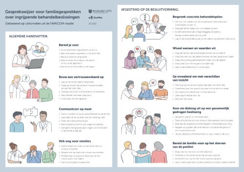 Gesprekswijzer Familiegesprekken 