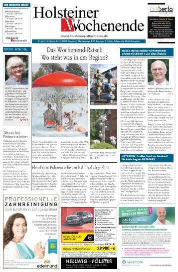 Holsteiner am Wochenende 30 2021