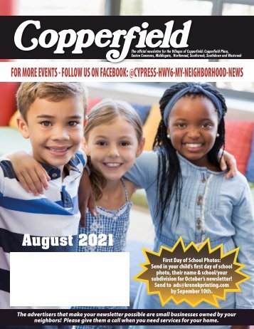 Copperfield August 2021