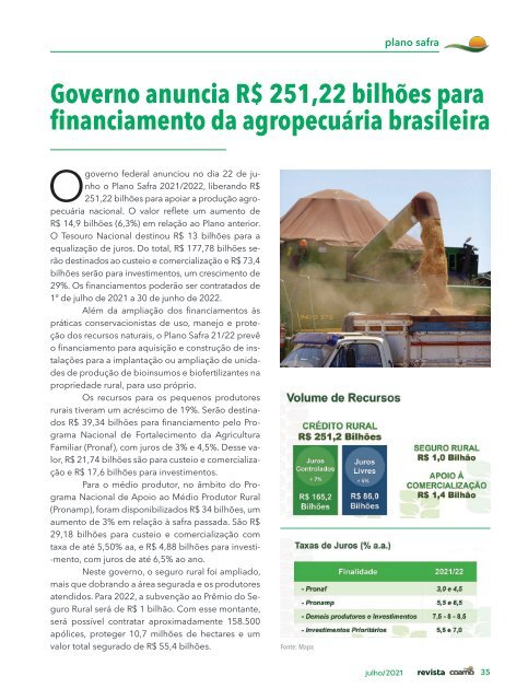 Revista Coamo edição Julho de 2021