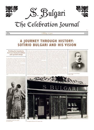 a journey through history: sotirio bulgari and his vision
