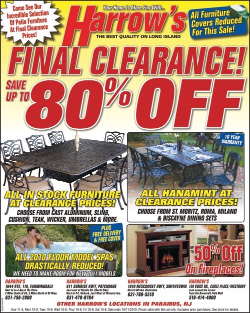 50 Off Harrow S 50 Off Harrow S, Harrows Outdoor Furniture