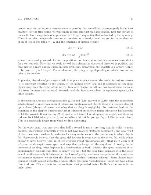 University Physics I - Classical Mechanics, 2019