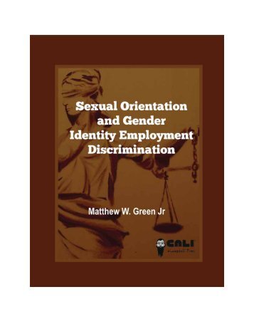 Sexual Orientation and Gender Identity Employment Discrimination, 2017a