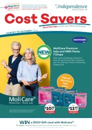 Cost Savers August 1 - October 31 2021 