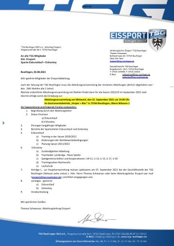 02 08 2021 Einladung Mitgliederversammlung 2021