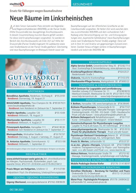 Oberkasseler Observer 08/2021