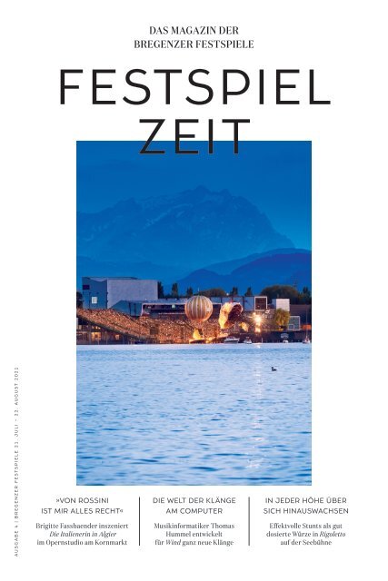 Festspielzeit Sommer 2021