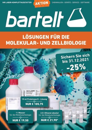 Lösungen für die Molekular- und Zellbiologie - PanReac AppliChem - Broschüre 