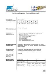 Pulvermetallurgischer Kunststoffformenstahl - STM Stahl