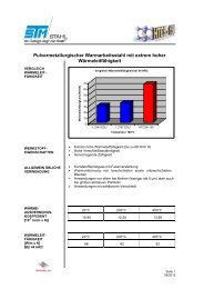 Pulvermetallurgischer Warmarbeitsstahl mit extrem ... - STM Stahl