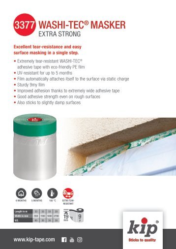 3377 WASHI-TEC® Masker Extra Strong