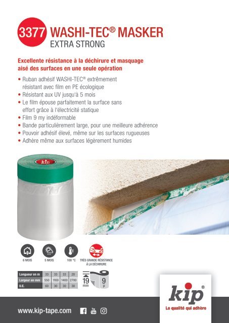 3377 WASHI-TEC® Masker Extra Strong