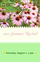 AHA: 2021 Summer Recital