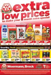 Woermann, Brock Family Supermarkets Specials