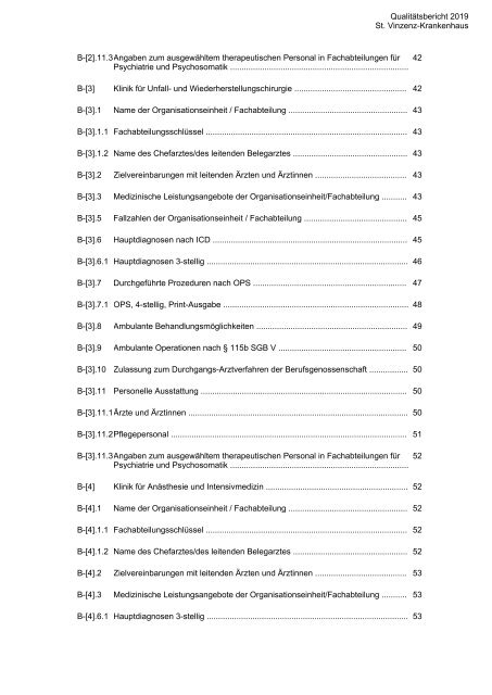 Qualitätsbericht 2019 - St. Vinzenz-Krankenhaus