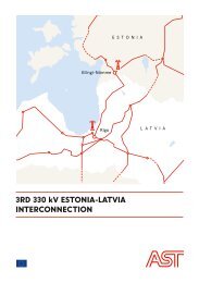 3RD 330 kV ESTONIA-LATVIA INTERCONNECTION