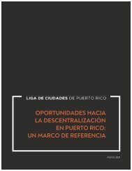 Oportunidades Hacia la Descentralización en Puerto Rico: Un Marco de Referencia