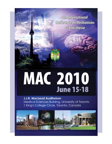 8th International Conference on Mechanisms of Anesthesia - CEPD ...