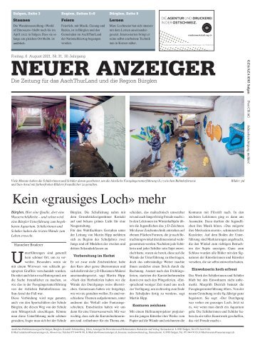 Neuer Anzeiger 6. August 2021