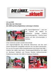 links aktuell Glauchau Sommer 2021