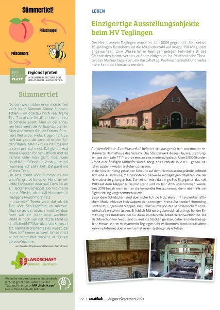 Emsblick Meppen - Heft 45 (August/September 2021)