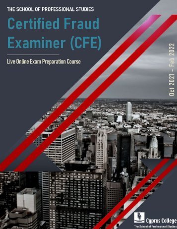 Exam CFE Objectives Pdf