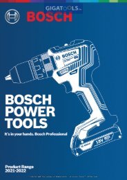Bosch Power Tools Catalog