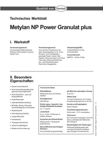Technisches Merkblatt - Henkel