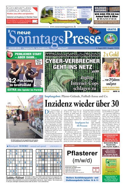 Neue SonntagsPress vom 8. August 2021