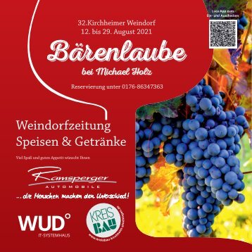 Weindorfzeitung Bärenlaube 2021