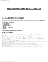 Bedienungsanleitung ILLUSION