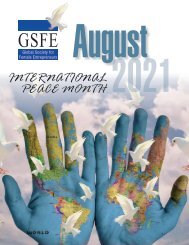 GSFE Newsletter-August 2021