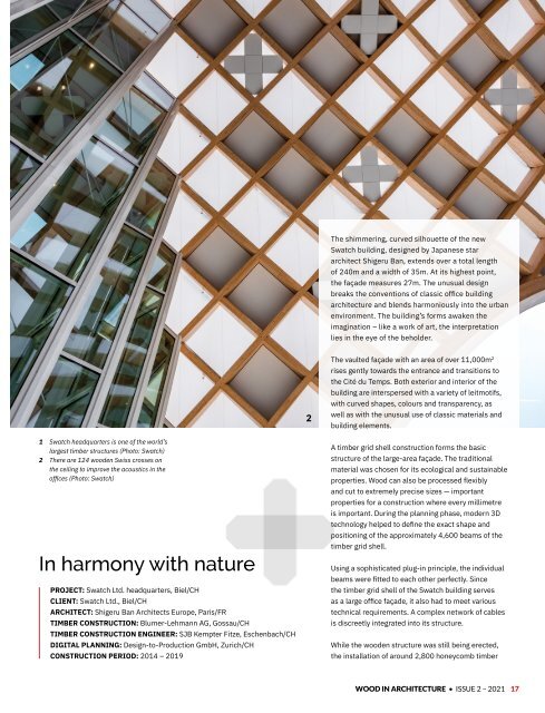 Wood In Architecture Issue 2, 2021