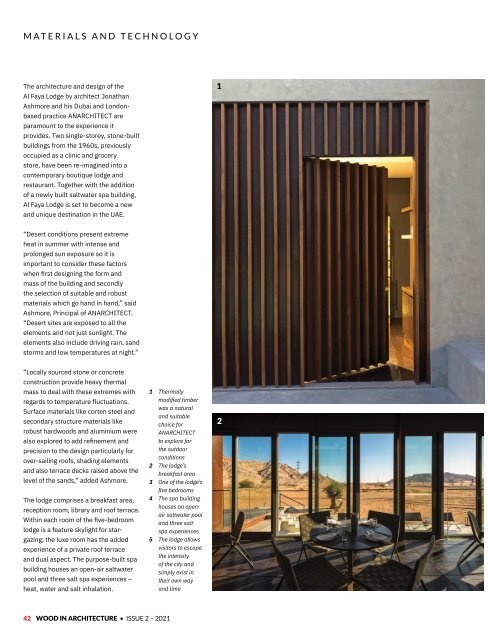 Wood In Architecture Issue 2, 2021