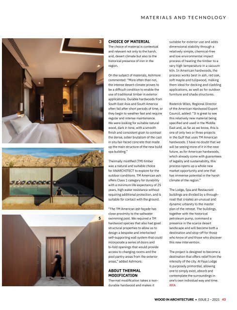 Wood In Architecture Issue 2, 2021