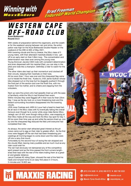 Dirt and Trail Magazine 2021