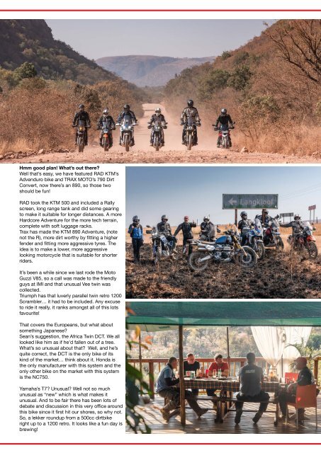 Dirt and Trail Magazine 2021