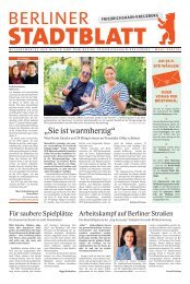 Berliner Stadtblatt | Friedrichshain-Kreuzberg | WAHL-SPECIAL