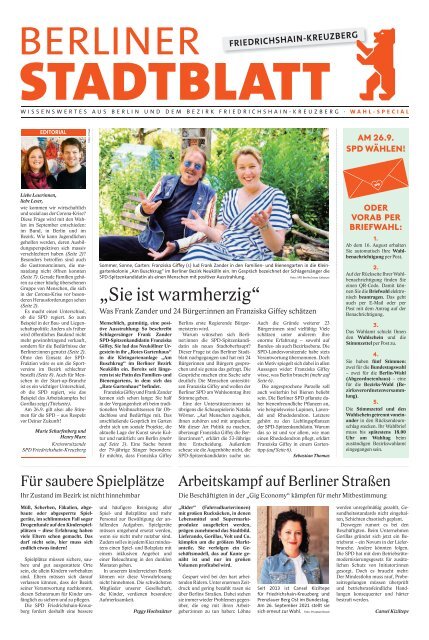 Berliner Stadtblatt | Friedrichshain-Kreuzberg | WAHL-SPECIAL