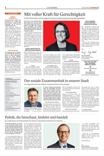 Berliner Stadtblatt | Lichtenberg | WAHL-SPECIAL