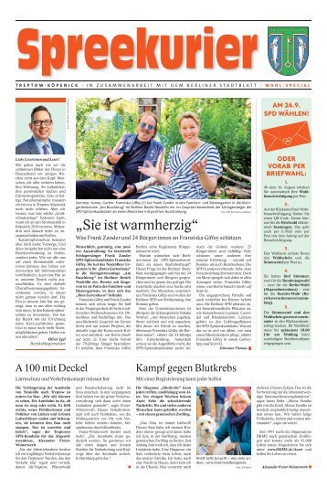 Spreekurier | Treptow-Köpenick | WAHL-SPECIAL