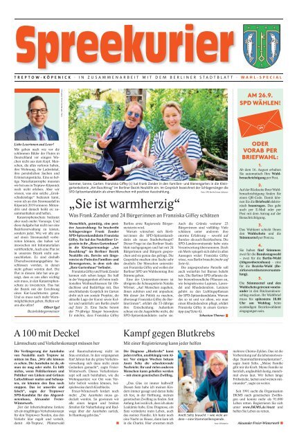 Spreekurier | Treptow-Köpenick | WAHL-SPECIAL