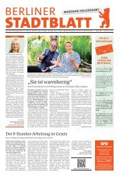 Berliner Stadtblatt | Marzahn-Hellersdorf | WAHL-SPECIAL