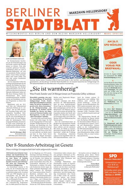 Berliner Stadtblatt | Marzahn-Hellersdorf | WAHL-SPECIAL