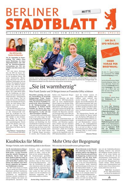 Berliner Stadtblatt | Mitte | WAHL-SPECIAL