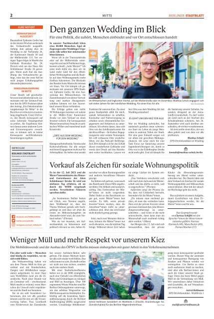 Berliner Stadtblatt | Mitte | WAHL-SPECIAL