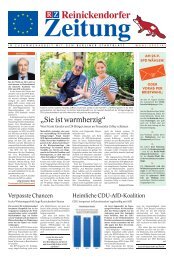 Reinickendorfer Zeitung | WAHL-SPECIAL