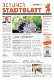 Berliner Stadtblatt | Spandau | WAHL-SPECIAL